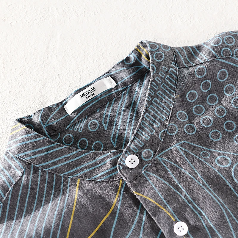 2020 Summer pure linen short sleeve brand shirts men fashion casual shirt for men comfortable stand collar shirt mens overhemd
2020 Summer pure linen short sleeve brand shirts men fashion casual shirt for men comfortable stand collar shirt mens overhemd
