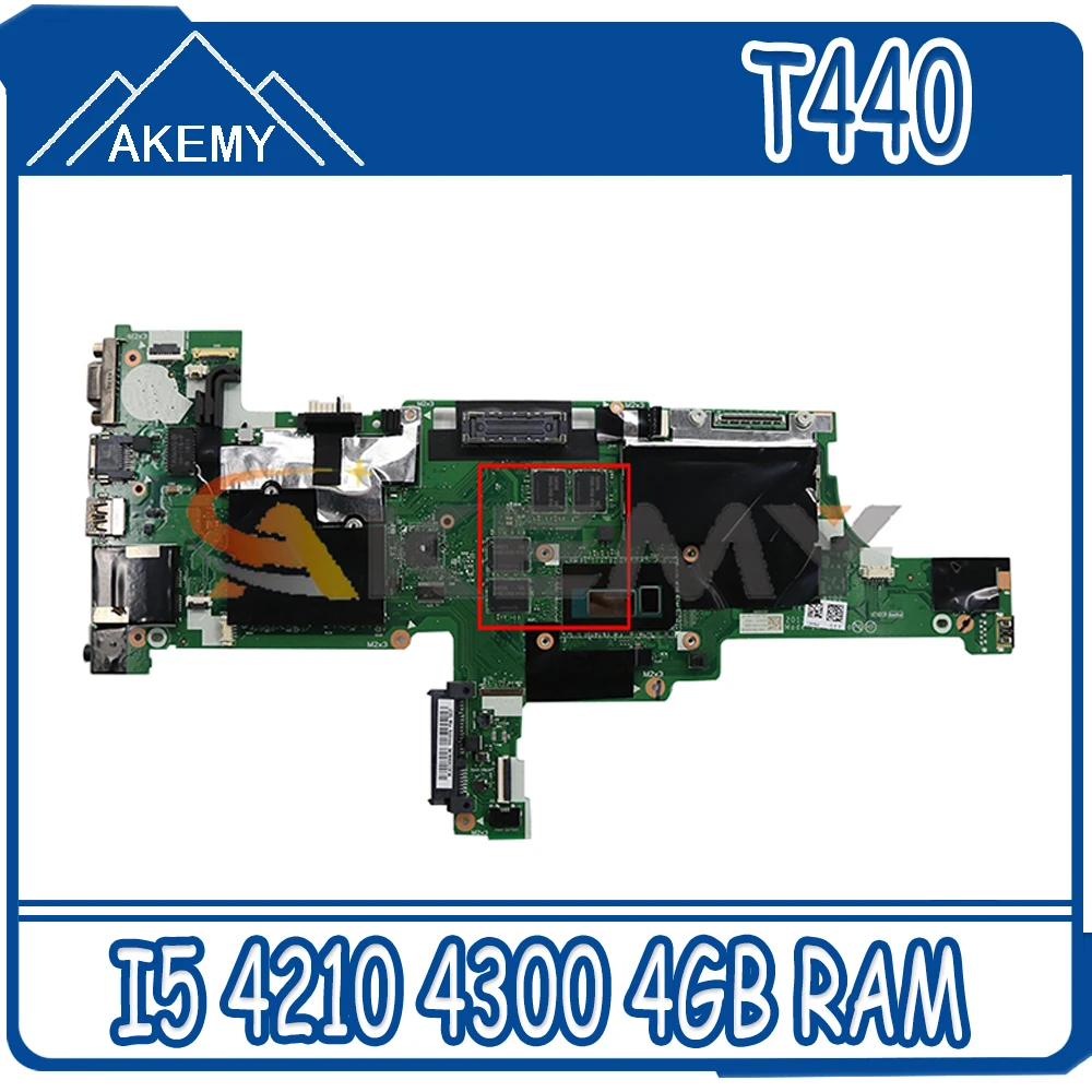 Akemy For Lenovo ThinkPad T440 Laptop Motherboard VIVL0 NM-A102 CPU I5 4210 4300 4GB RAM FRU 00HM165 00HM171 00HM173
Akemy For Lenovo ThinkPad T440 Laptop Motherboard VIVL0 NM-A102 CPU I5 4210 4300 4GB RAM FRU 00HM165 00HM171 00HM173