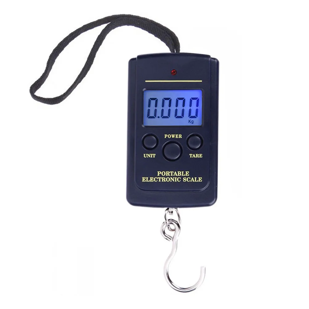 Portable 40Kg10g Hanging Scale Digital Scale BackLight Electronic Fishing Weights Pocket Luggage Scale Black Kitchen Weight Tool
Portable 40Kg10g Hanging Scale Digital Scale BackLight Electronic Fishing Weights Pocket Luggage Scale Black Kitchen Weight Tool