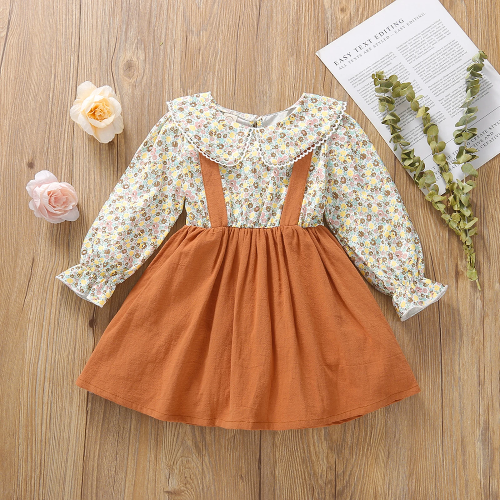 Toddler Girls Autumn Casual Long Sleeve Dress Fashion Plaid Stitching Round Neck A-line Princess Dress
Toddler Girls Autumn Casual Long Sleeve Dress Fashion Plaid Stitching Round Neck A-line Princess Dress