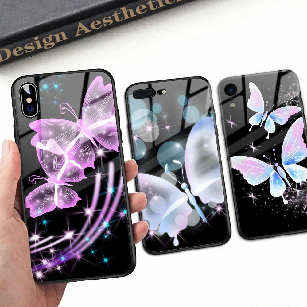 Butterfly Flowers Phone Case For Iphone 11 12 Pro Max X XR XS Max 8 7 6 6s Plus For Phone Cover Case Tempered Glass
Butterfly Flowers Phone Case For Iphone 11 12 Pro Max X XR XS Max 8 7 6 6s Plus For Phone Cover Case Tempered Glass