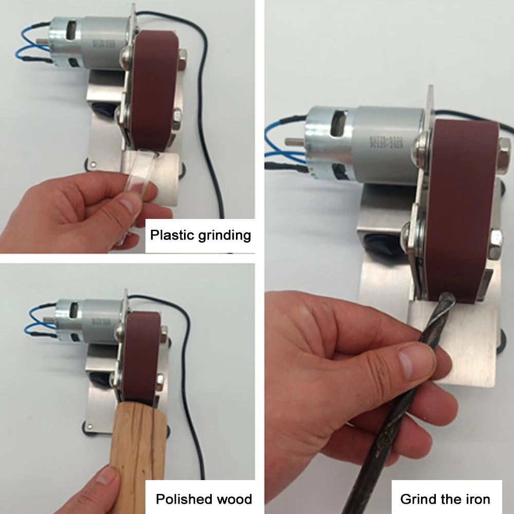 Multifunctional Grinder Mini Electric Belt Sander DIY Polishing Grinding Machine Cutter Edges Sharpener
Multifunctional Grinder Mini Electric Belt Sander DIY Polishing Grinding Machine Cutter Edges Sharpener