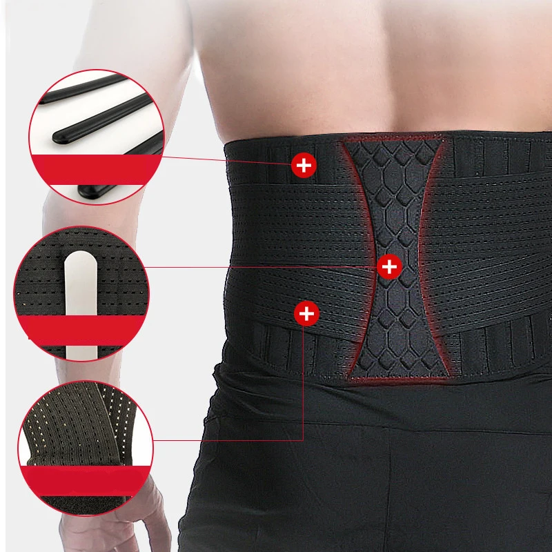 Neoprene Double Pull Stomach Lumbar Support Back Brace Waist Trainer Fitness Sweat Belt Slimming Strap Waist Trimmer Belt Men
Neoprene Double Pull Stomach Lumbar Support Back Brace Waist Trainer Fitness Sweat Belt Slimming Strap Waist Trimmer Belt Men