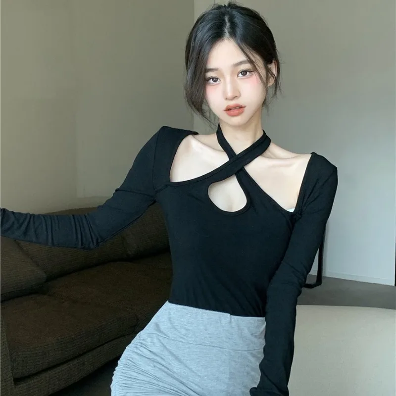 Crop Top Women's Clothing Fashion American Series New Spring/Autumn Sexy Hollow Out Slim T-Shirts Solid Square Collar All-match
Crop Top Women's Clothing Fashion American Series New Spring/Autumn Sexy Hollow Out Slim T-Shirts Solid Square Collar All-match