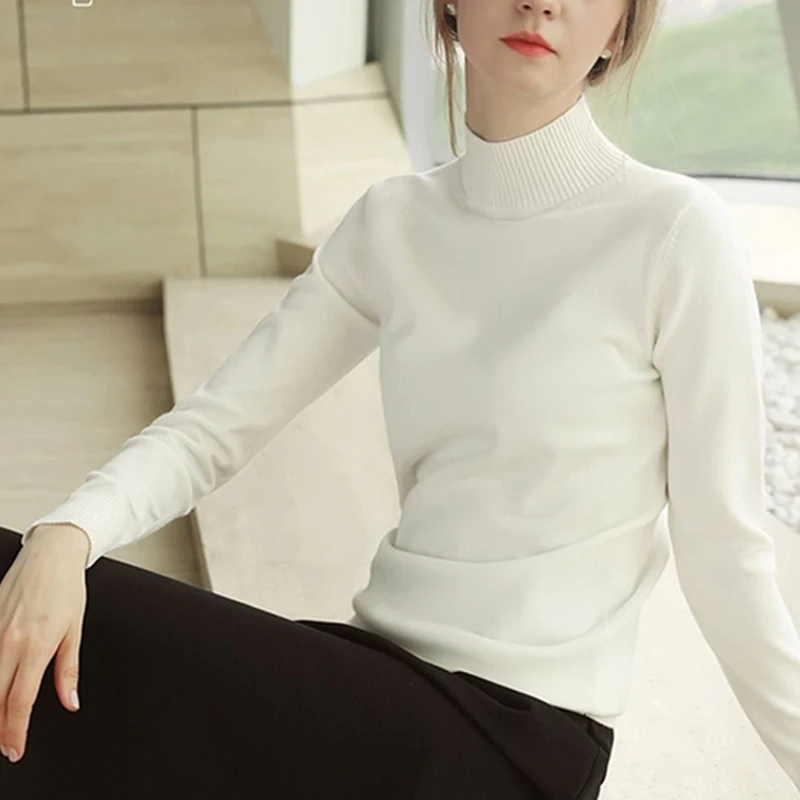 2022 Autumn Winter Thick Sweater Women Knitted Ribbed Pullover Sweater Long Sleeve Turtleneck Slim Jumper Soft Warm Pull Femme
2022 Autumn Winter Thick Sweater Women Knitted Ribbed Pullover Sweater Long Sleeve Turtleneck Slim Jumper Soft Warm Pull Femme