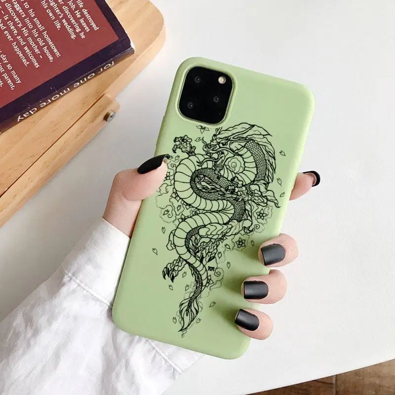 Black and white line dragon Phone Case Candy Color for iPhone 6 7 8 11 12 s mini pro X XS XR MAX Plus
Black and white line dragon Phone Case Candy Color for iPhone 6 7 8 11 12 s mini pro X XS XR MAX Plus