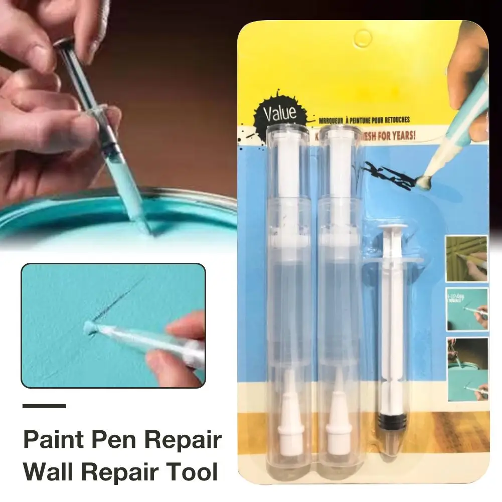 2 PCS Paint Pen Repair Wall Repair Tool Patching Tool Slobproof Touch-Up Fillable Paint Brush Pen for Interior Paint
2 PCS Paint Pen Repair Wall Repair Tool Patching Tool Slobproof Touch-Up Fillable Paint Brush Pen for Interior Paint