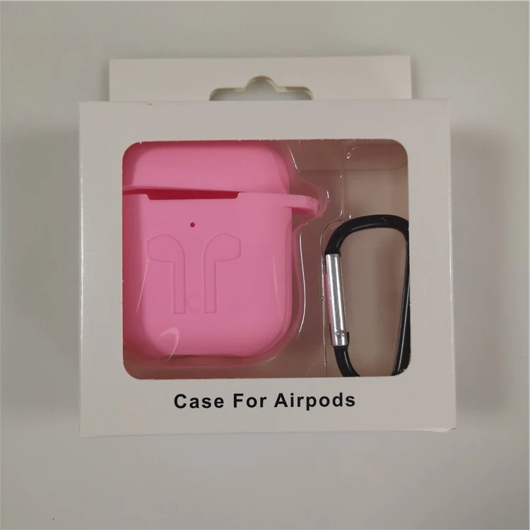 Бесплатная доставка DHL 100 шт. для Apple AirPods 1 2 защитный противоударный силиконовый