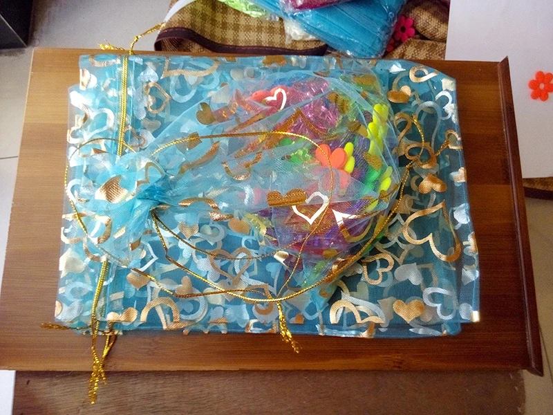 Lake blue heart organza bags 13x18cm 300pcs jewelry packaging display bags gifts drawstring bag pouch jewelry bag for bracelets
Lake blue heart organza bags 13x18cm 300pcs jewelry packaging display bags gifts drawstring bag pouch jewelry bag for bracelets