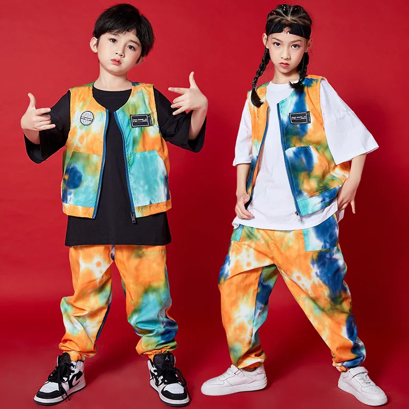 Kid Hip Hop Clothing Graphic Tee T Shirt Sleeveless Jacket Top Streetwear Jogger Harajuku Pants for Girl Boy Dance Costume 3 pcs
Kid Hip Hop Clothing Graphic Tee T Shirt Sleeveless Jacket Top Streetwear Jogger Harajuku Pants for Girl Boy Dance Costume 3 pcs