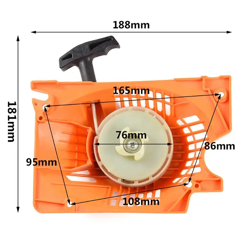 Chainsaw Starter Fit Stihl 45cc 52cc 58cc Chainsaw Spare Parts Pull Recoil Starter
Chainsaw Starter Fit Stihl 45cc 52cc 58cc Chainsaw Spare Parts Pull Recoil Starter