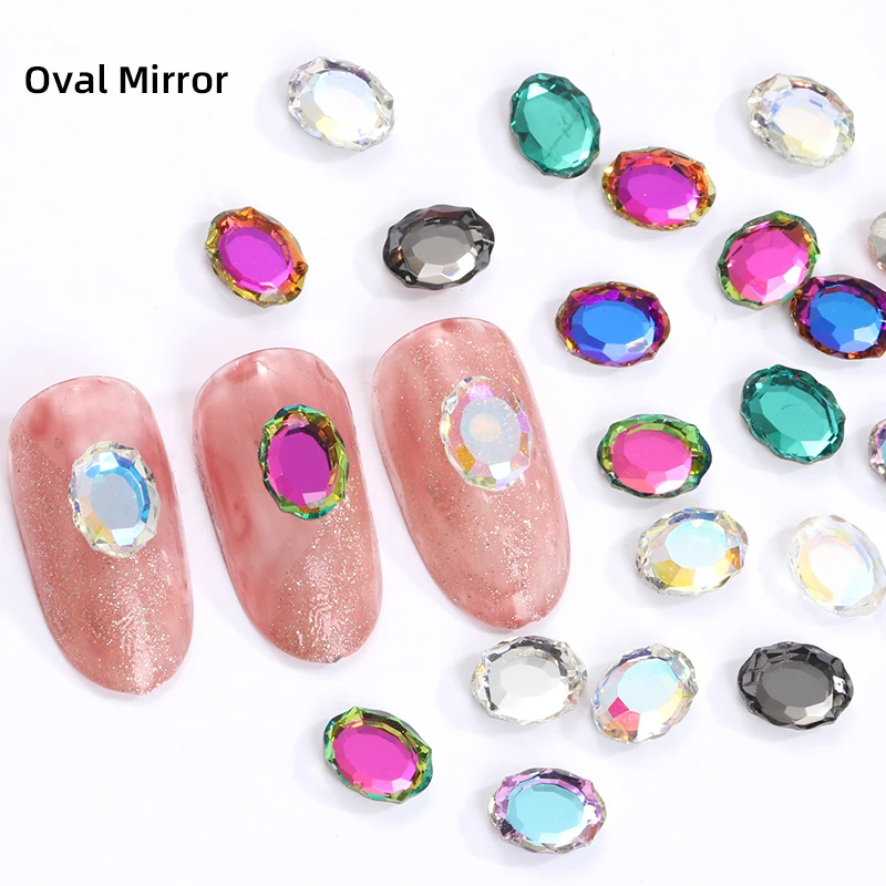 6x8mm 10Pcs 3D Magic Mirror Nail AB Rhinestones Flatback Bulk Nail Supplies Diamond For Nails Design Glass Beads Crystals Gems
6x8mm 10Pcs 3D Magic Mirror Nail AB Rhinestones Flatback Bulk Nail Supplies Diamond For Nails Design Glass Beads Crystals Gems