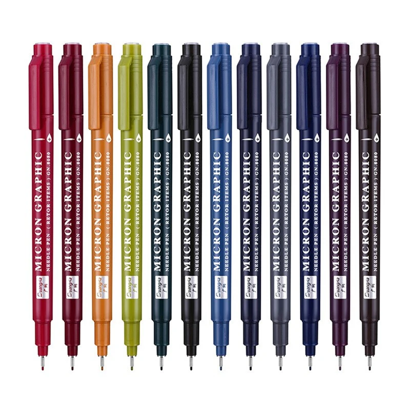 12 Colored Fineliner Markers For Skating Art Drawing Stationery Set Of Artistic Pens
12 Colored Fineliner Markers For Skating Art Drawing Stationery Set Of Artistic Pens