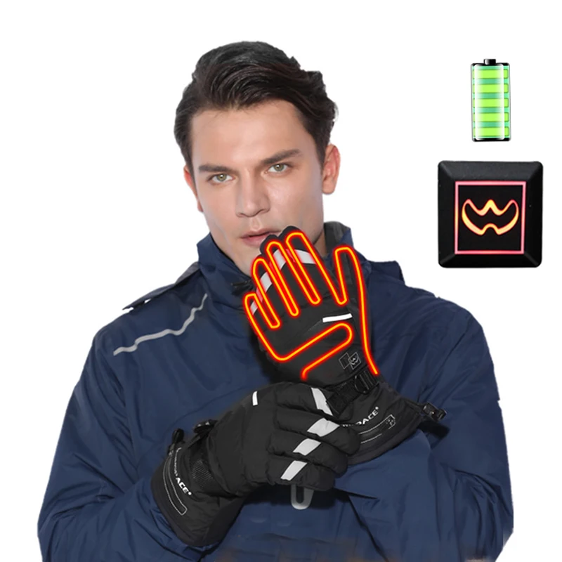Winter Electric Heated Glove Windproof Cycling Ski Outdoor Work USB Hand Glove Warmer Electric Thermal Heated Touch Screen Glove 
Winter Electric Heated Glove Windproof Cycling Ski Outdoor Work USB Hand Glove Warmer Electric Thermal Heated Touch Screen Glove