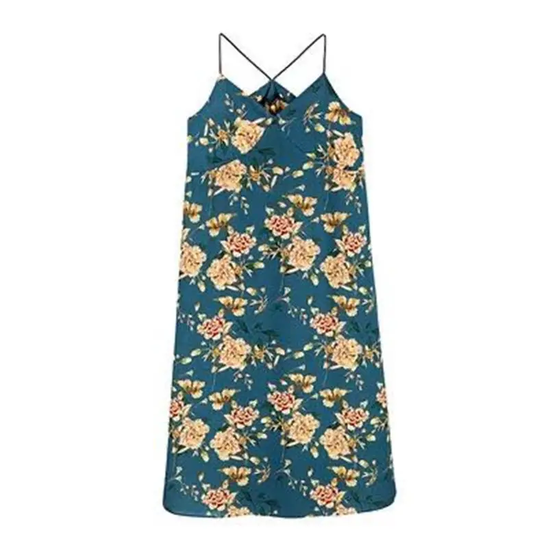 Spring and summer Chiffon oil painting floral suspender dress French print beach mid length loose Fairy Dress
Spring and summer Chiffon oil painting floral suspender dress French print beach mid length loose Fairy Dress