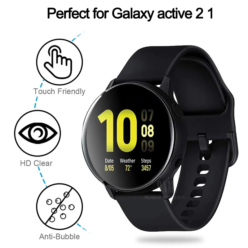 Мягкая защитная пленка из ТПУ для samsung galaxy active 2 протектор экрана с закругленными