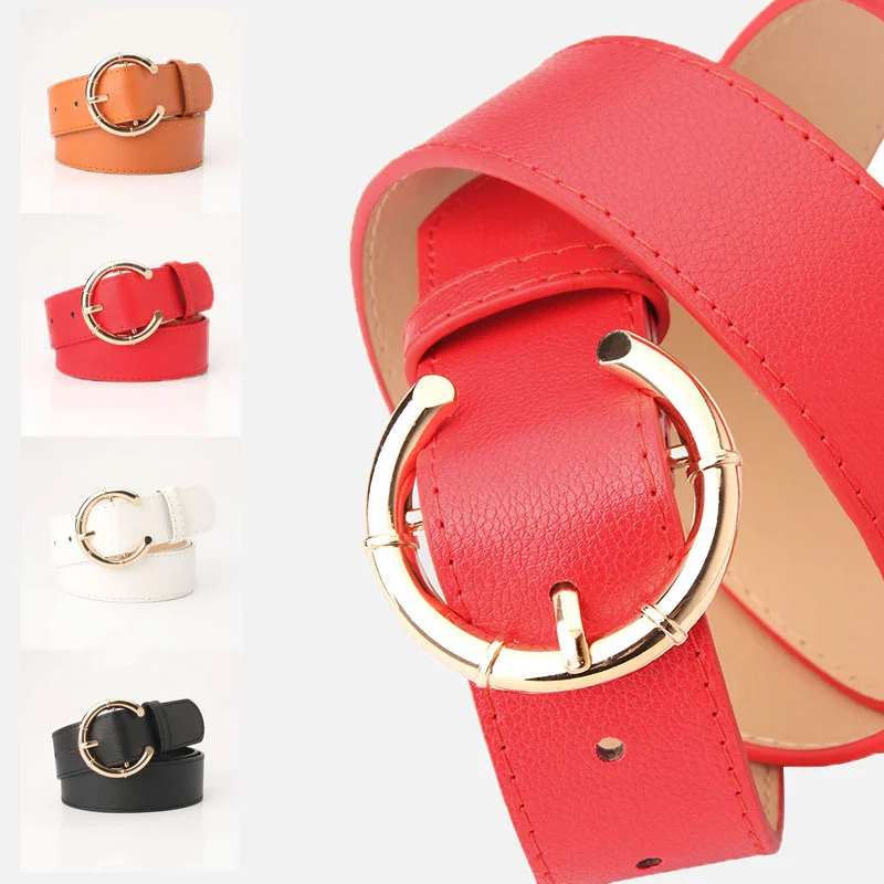 New Ladies Letter Round Buckle Belt Simple Wild Belt Jeans Decorative Belt Youth Ladies Belt Dress Women
New Ladies Letter Round Buckle Belt Simple Wild Belt Jeans Decorative Belt Youth Ladies Belt Dress Women