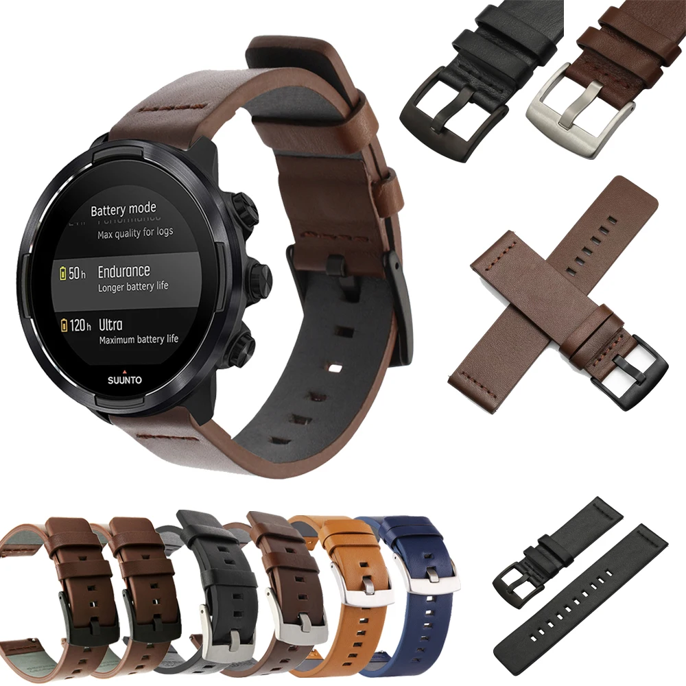 Genuine Leather Watchband for Suunto 9 Quick Release Strap Watch Band Wristband for Suunto 7 Smart watch Accessories Bracelet
Genuine Leather Watchband for Suunto 9 Quick Release Strap Watch Band Wristband for Suunto 7 Smart watch Accessories Bracelet
