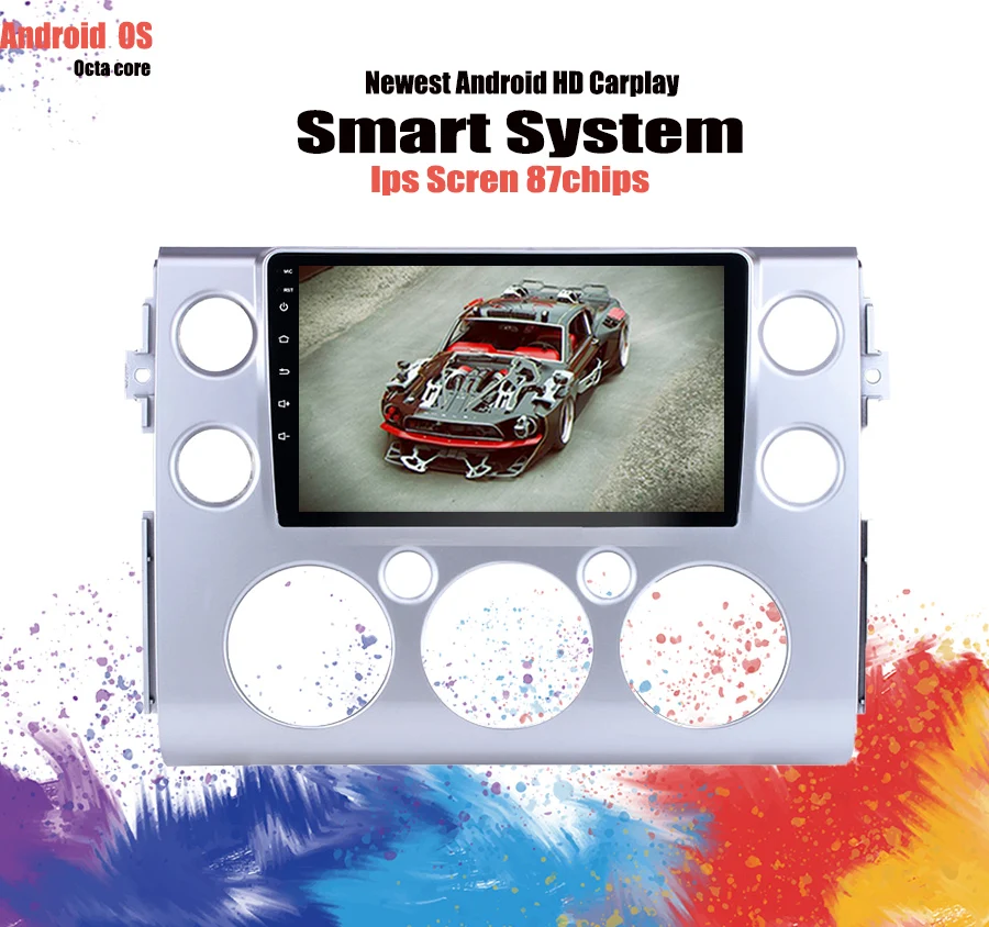 9 "Восьмиядерный ОЗУ 4 ГБ Android 1 автомобильный dvd-радио GPS навигация для Toyota FJ Cruiser