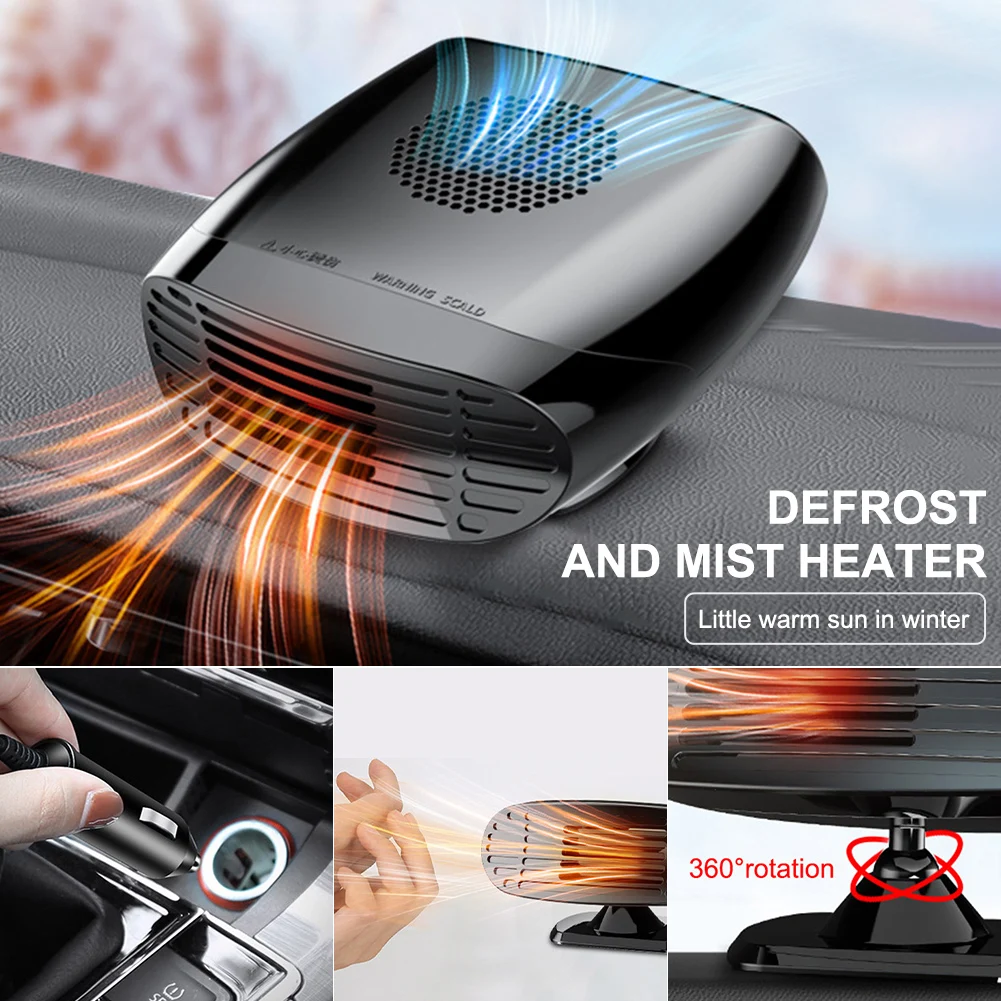 150W Car Heater 12V/24V Mini Windshield Defogger Fan 2 Modes Automotive Dashboard Windshield Defroster Defogger Heating Fan
150W Car Heater 12V/24V Mini Windshield Defogger Fan 2 Modes Automotive Dashboard Windshield Defroster Defogger Heating Fan