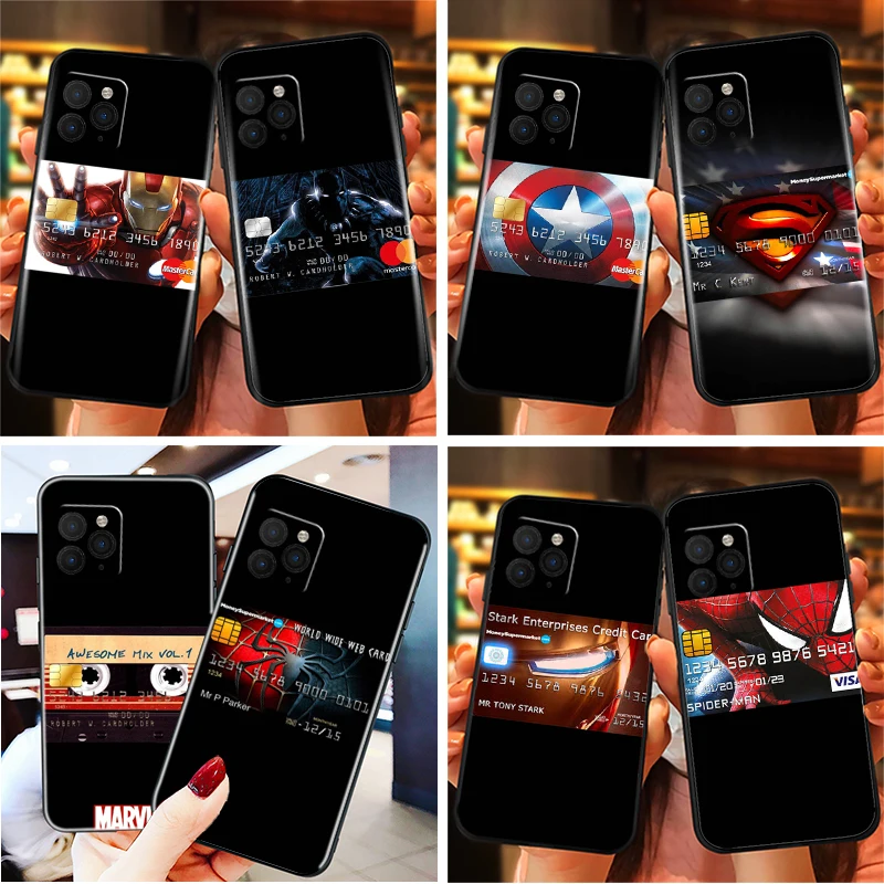 Phone Case For iPhone 11 11 Pro Max Funda Cover Marvel Avengers Iron Man SpiderMan Venom Deadpool Captain America Thor
Phone Case For iPhone 11 11 Pro Max Funda Cover Marvel Avengers Iron Man SpiderMan Venom Deadpool Captain America Thor
