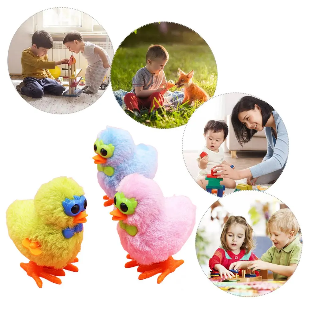 1pc Cartoon Plush Glasses Chicken Kids Toys Clockwork Babies Walking Jumping Chicken Plastic Toy for Children Random Color
1pc Cartoon Plush Glasses Chicken Kids Toys Clockwork Babies Walking Jumping Chicken Plastic Toy for Children Random Color