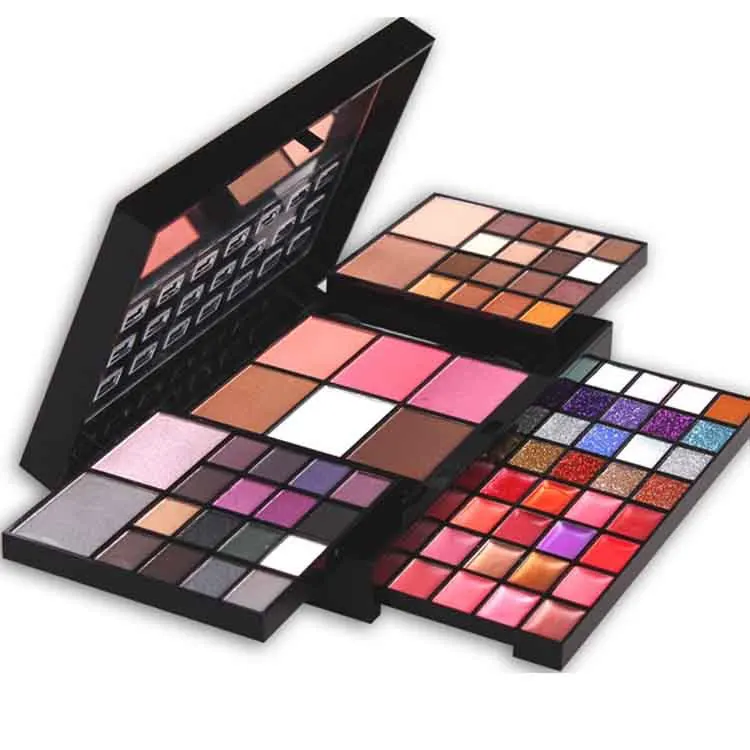 Fashion 74 Color Eyeshadow Palette Set 36 Eye shadow + 28 Lip Gloss +6 Blush +4 Concealer Make up Kit Cosmetics
Fashion 74 Color Eyeshadow Palette Set 36 Eye shadow + 28 Lip Gloss +6 Blush +4 Concealer Make up Kit Cosmetics
