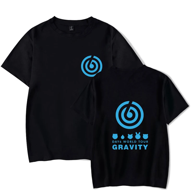 Summer Fashion Kpop DAY6 World Tour GRAVITY T-shirts Print Men Women T Shirts Tee Shirt O-neck Short Sleeve Hip Hop T-shirt Tops
Summer Fashion Kpop DAY6 World Tour GRAVITY T-shirts Print Men Women T Shirts Tee Shirt O-neck Short Sleeve Hip Hop T-shirt Tops