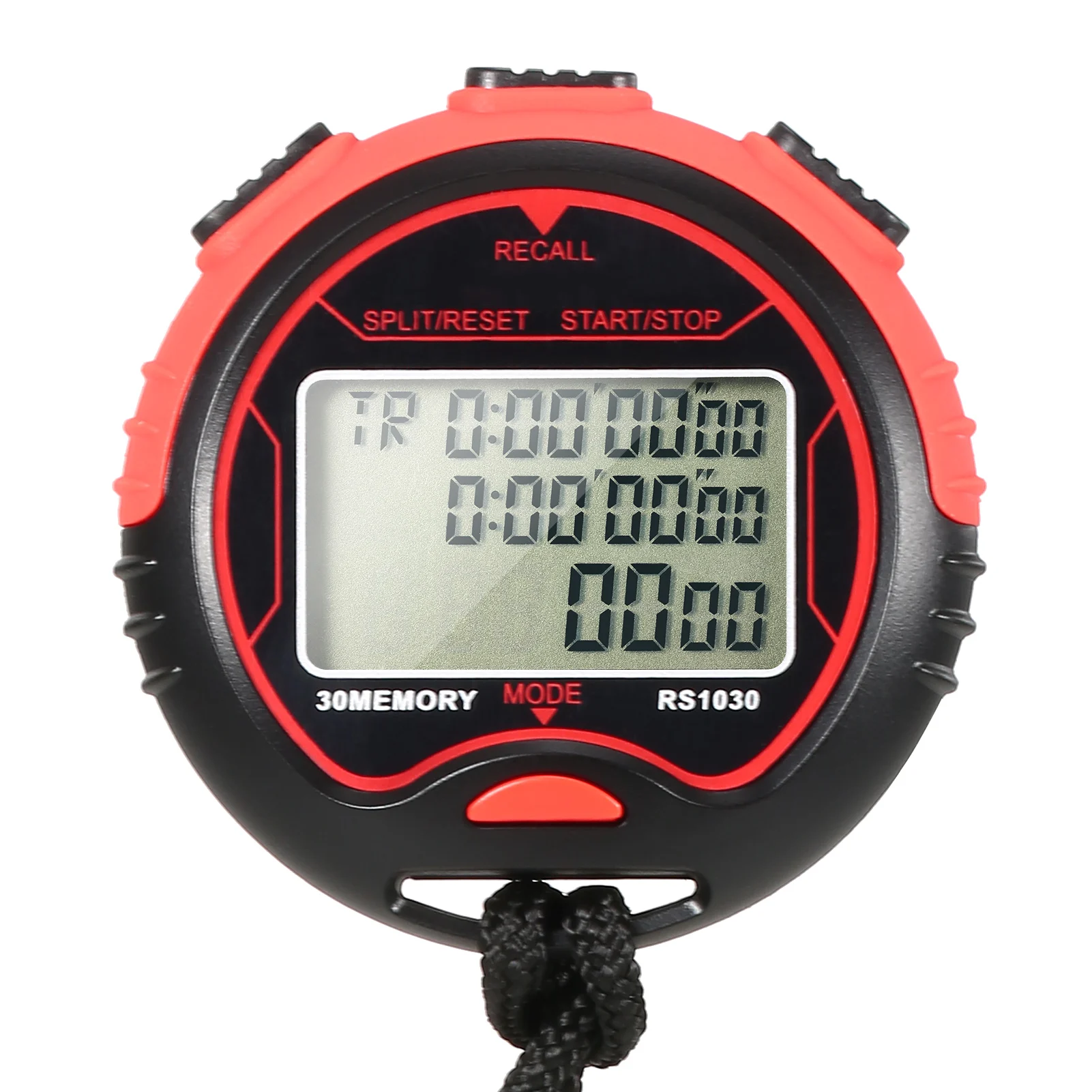 Professional Digital Stopwatch Timer Waterproof Digital Handheld LCD Timer Sports Counter with Strap for Training
Professional Digital Stopwatch Timer Waterproof Digital Handheld LCD Timer Sports Counter with Strap for Training