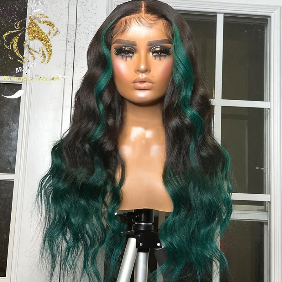 Highlight Green Colored 13x4 Lace Front Wigs with Baby Hair Peruvian Human Hair Wig Remy Hair 4x4 Closure Wig for Women
Highlight Green Colored 13x4 Lace Front Wigs with Baby Hair Peruvian Human Hair Wig Remy Hair 4x4 Closure Wig for Women