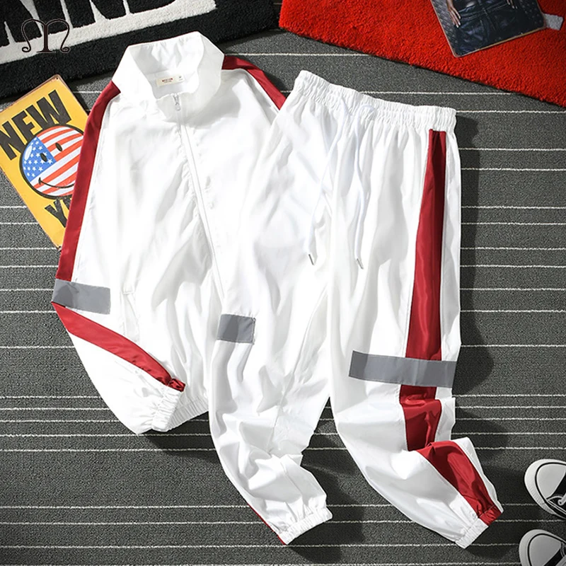 Men Sportswear Set Spring Autumn Hoodies Set Mens Tracksuit Patchwork Hip Hop Sweatshirt+pants Male Casual Two Pieces Track Suit
Men Sportswear Set Spring Autumn Hoodies Set Mens Tracksuit Patchwork Hip Hop Sweatshirt+pants Male Casual Two Pieces Track Suit