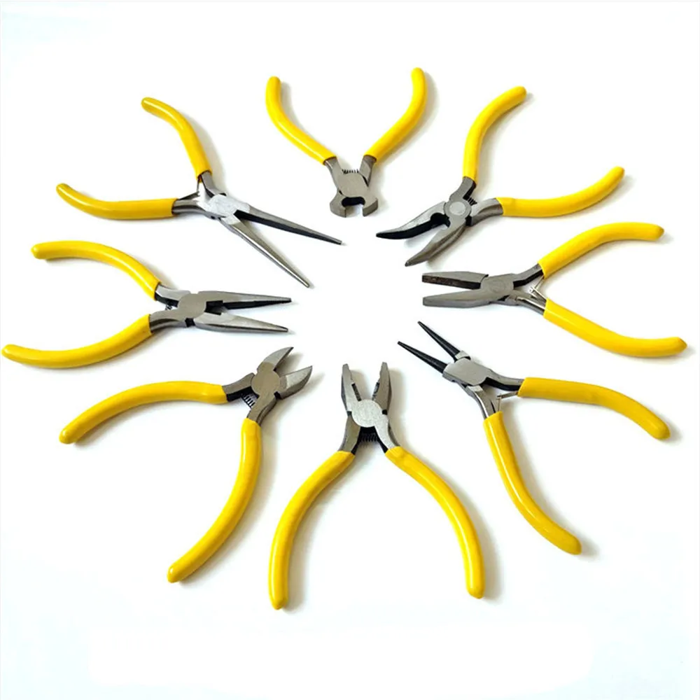 HOT SALE 6 Typies Mini Pliers Diagonal Wire Cable Cutting Pliers Side Snips Flush Pliers Needle Nose Car Disassembly Tool
HOT SALE 6 Typies Mini Pliers Diagonal Wire Cable Cutting Pliers Side Snips Flush Pliers Needle Nose Car Disassembly Tool