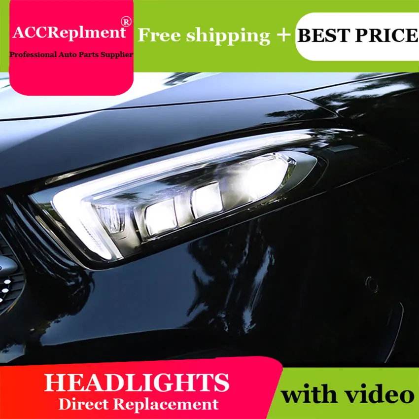 Car Styling For Mercedes-Benz A-Class led headlights 2019-2020 Led head lamp ALL LED fog lights Daytime Running Lights
Car Styling For Mercedes-Benz A-Class led headlights 2019-2020 Led head lamp ALL LED fog lights Daytime Running Lights