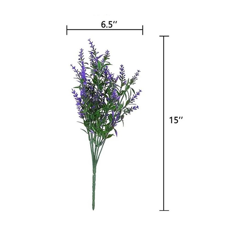 8 Bundles Artificial Flowers Fake Lavender Flowers Plastic Leaves UV Resistant No Fade Flower Vine Branches Graden Home Decor
8 Bundles Artificial Flowers Fake Lavender Flowers Plastic Leaves UV Resistant No Fade Flower Vine Branches Graden Home Decor