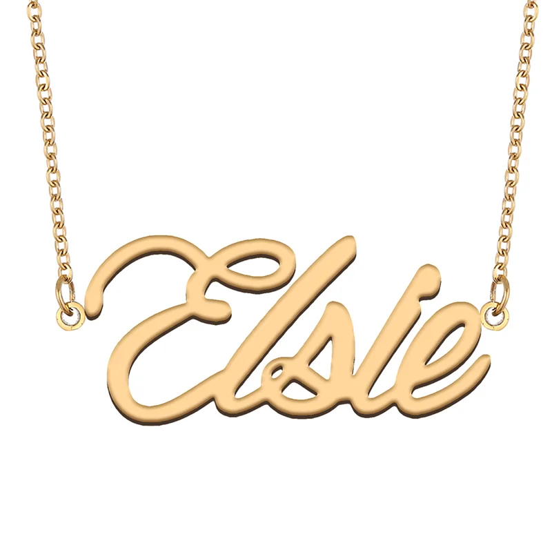 Necklace with Name Elsie for His Her Family Member Best Friend Birthday Gifts on Christmas Mother Day Valentine's Day
Necklace with Name Elsie for His Her Family Member Best Friend Birthday Gifts on Christmas Mother Day Valentine's Day