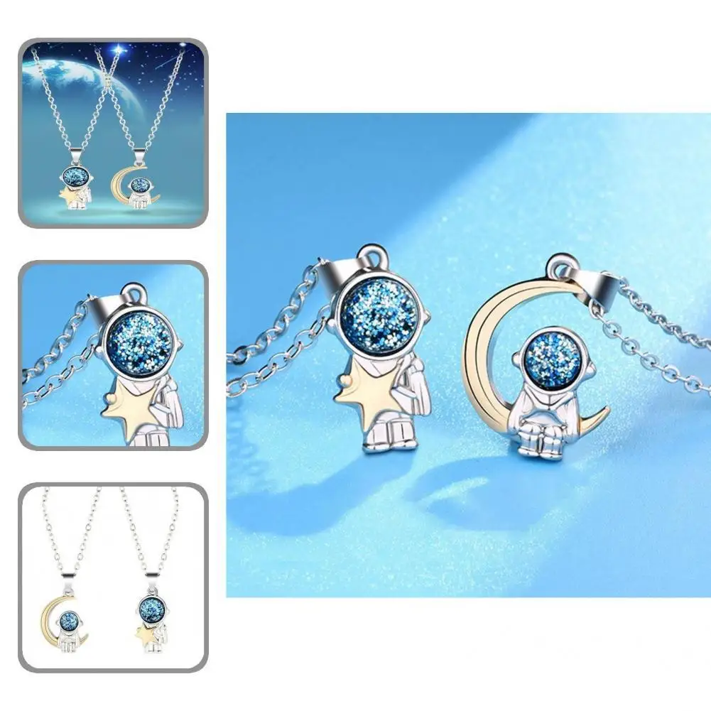 Simple Charm Necklaces O-Chain Accessory Moon Star Universe Space Charm Necklaces Choker Necklaces Lover Necklaces 2Pcs
Simple Charm Necklaces O-Chain Accessory Moon Star Universe Space Charm Necklaces Choker Necklaces Lover Necklaces 2Pcs