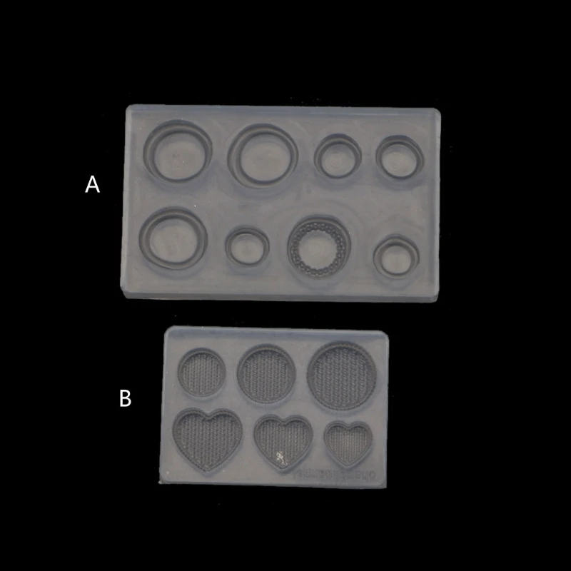 Силиконовая форма «сделай сам» для подвесок в виде ушей, мини-сережек, круглых сердечек 
Силиконовая форма «сделай сам» для подвесок в виде ушей, мини-сережек, круглых сердечек