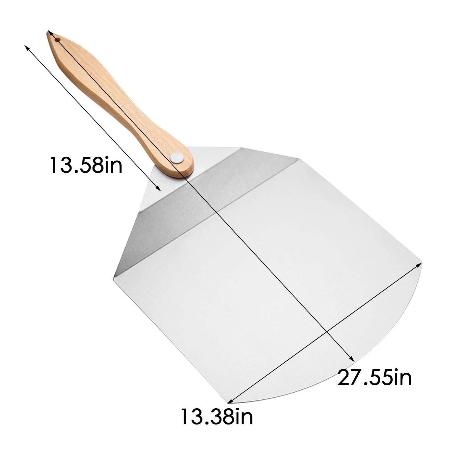 1 Pcs Pizza Shovel With Wooden Handle For Oven Bread Cake Pizza Shovel Pizza Paddle Peel Spatula Cake Transfer Baking Tool
1 Pcs Pizza Shovel With Wooden Handle For Oven Bread Cake Pizza Shovel Pizza Paddle Peel Spatula Cake Transfer Baking Tool
