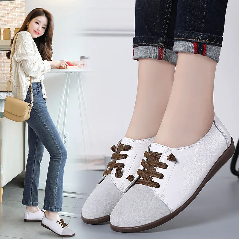 2020 Genuine Leather Shoes Woman Spring Ladies Shoes Slip On Ballet Flats Sneakers Women Oxford Shoes Plus Size Moccains
2020 Genuine Leather Shoes Woman Spring Ladies Shoes Slip On Ballet Flats Sneakers Women Oxford Shoes Plus Size Moccains