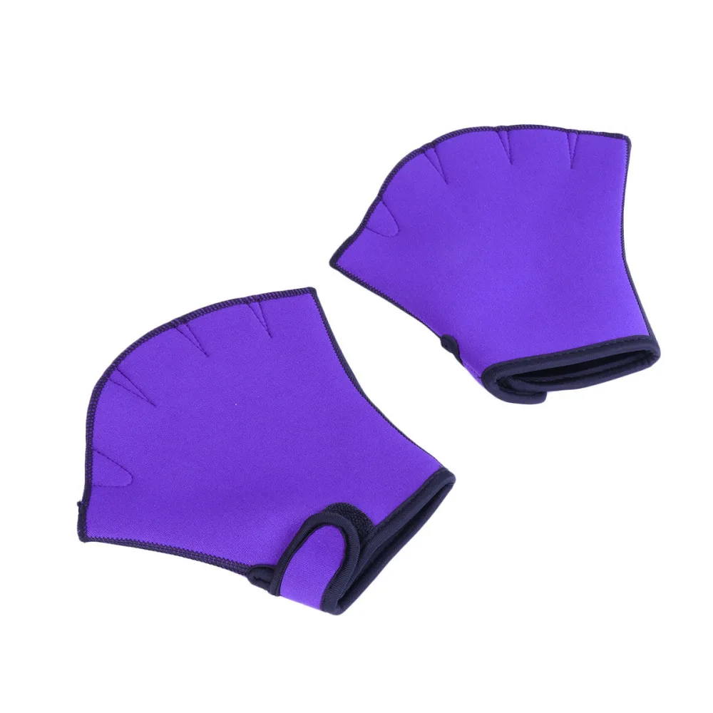 1 Pair Swimming Half Finger Webbed Aquatic Fit Traning Paddle Diving (Purple, Size)
1 Pair Swimming Half Finger Webbed Aquatic Fit Traning Paddle Diving (Purple, Size)