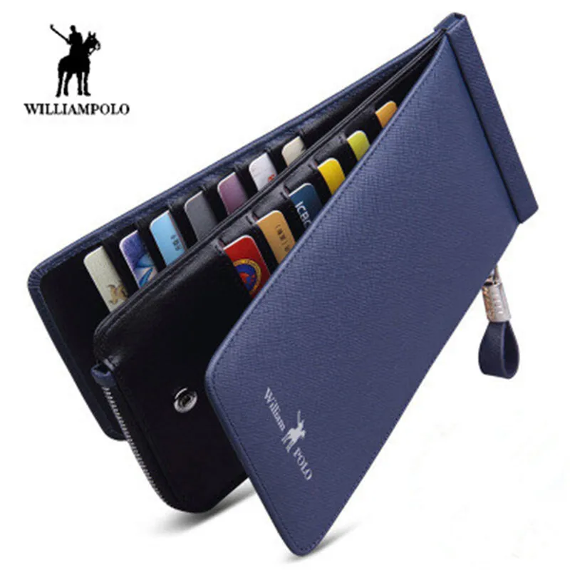 williampolo Card package men's wallet men's long multi-card leather business ultra-thin bank card sets credit card holder
williampolo Card package men's wallet men's long multi-card leather business ultra-thin bank card sets credit card holder