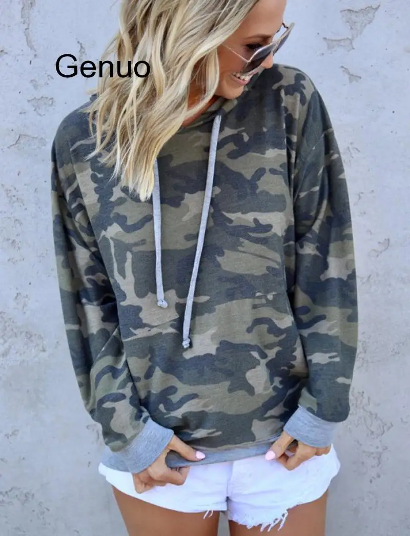 Women Camouflage Hoodies Causal Woman Drawstring Long Sleeve Sweatshirt Fashion Print Plus Size Street Female Pullovers
Women Camouflage Hoodies Causal Woman Drawstring Long Sleeve Sweatshirt Fashion Print Plus Size Street Female Pullovers