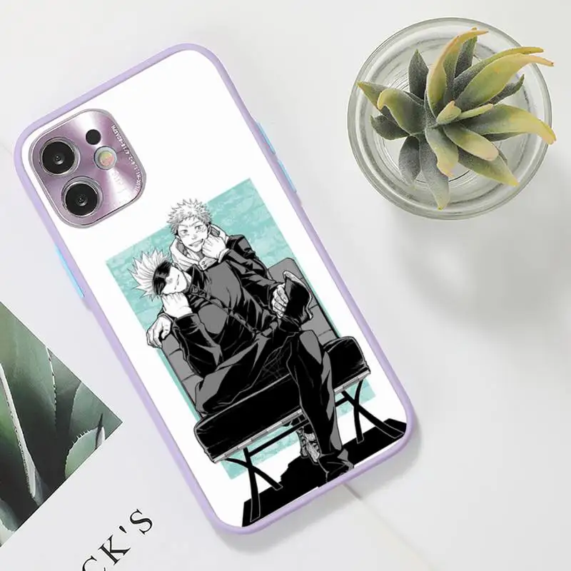Jujutsu Kaisen Satoru Gojo Comics Phone Case For iPhone 12 11 Mini Pro XR XS Max 7 8 Plus X Matte transparent Purple Back Cover
Jujutsu Kaisen Satoru Gojo Comics Phone Case For iPhone 12 11 Mini Pro XR XS Max 7 8 Plus X Matte transparent Purple Back Cover
