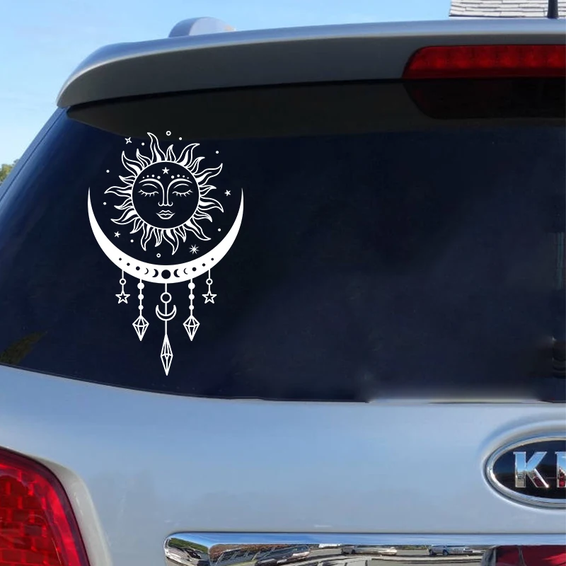 Sun and Moon Celestial Wall Decals Bedroom Wall Decoration Mural , Boho Mystical Magic Moon Vinyl Art Sticker Car Window Decor
Sun and Moon Celestial Wall Decals Bedroom Wall Decoration Mural , Boho Mystical Magic Moon Vinyl Art Sticker Car Window Decor