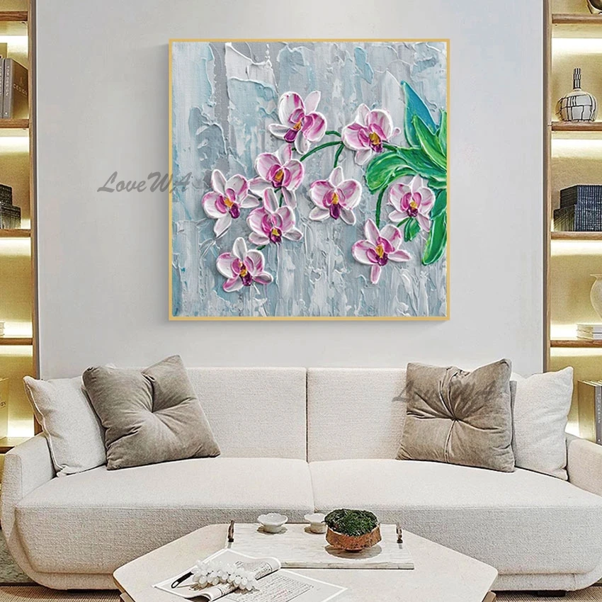 Contemporary New Arrival Knife Art Purple Lovely Simple Flower Painting Home Decoration Wall Canvas Picture For Bedroom Unframed
Contemporary New Arrival Knife Art Purple Lovely Simple Flower Painting Home Decoration Wall Canvas Picture For Bedroom Unframed