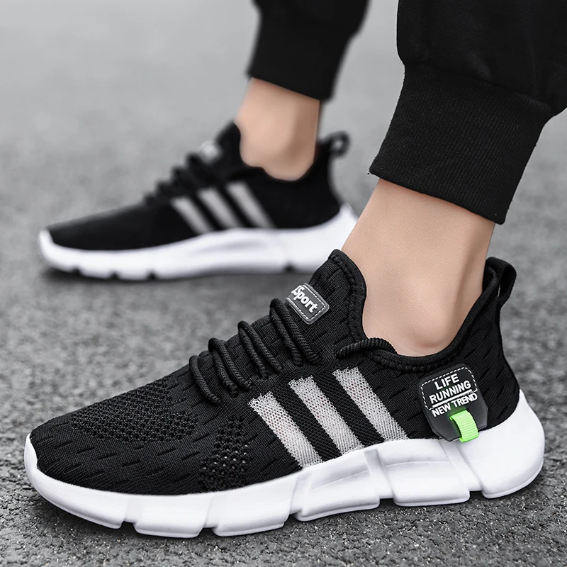 New Men Shoes Brand Lightweight Sport Trainers Casual Shoes Men Sneakers Male Fly Weave Lace Up Walking Shoes Zapatillas Hombre
New Men Shoes Brand Lightweight Sport Trainers Casual Shoes Men Sneakers Male Fly Weave Lace Up Walking Shoes Zapatillas Hombre