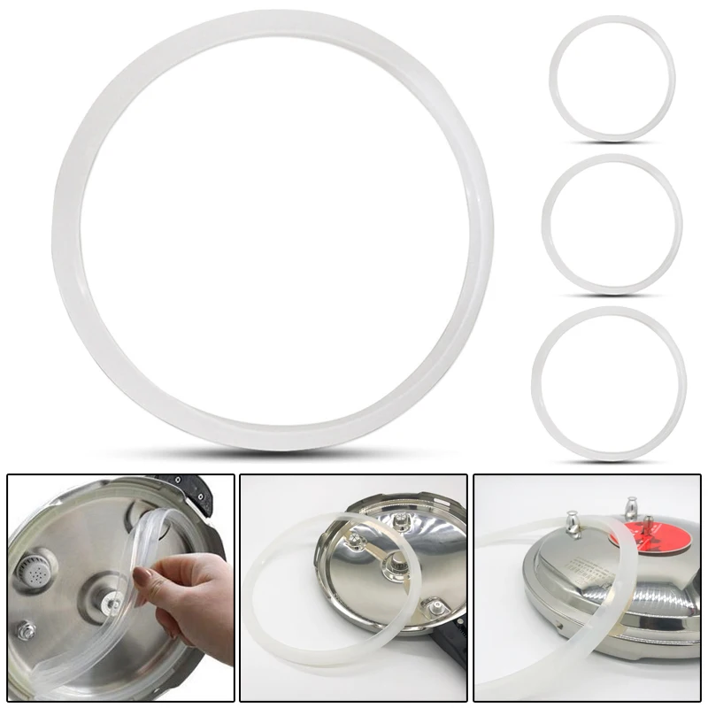 Silicone Sealing Ring Gasket Replacement Heat Resistant For Kitchen Pressure Cooker Tools For Pressure Cooker Seal Rubber band
Silicone Sealing Ring Gasket Replacement Heat Resistant For Kitchen Pressure Cooker Tools For Pressure Cooker Seal Rubber band