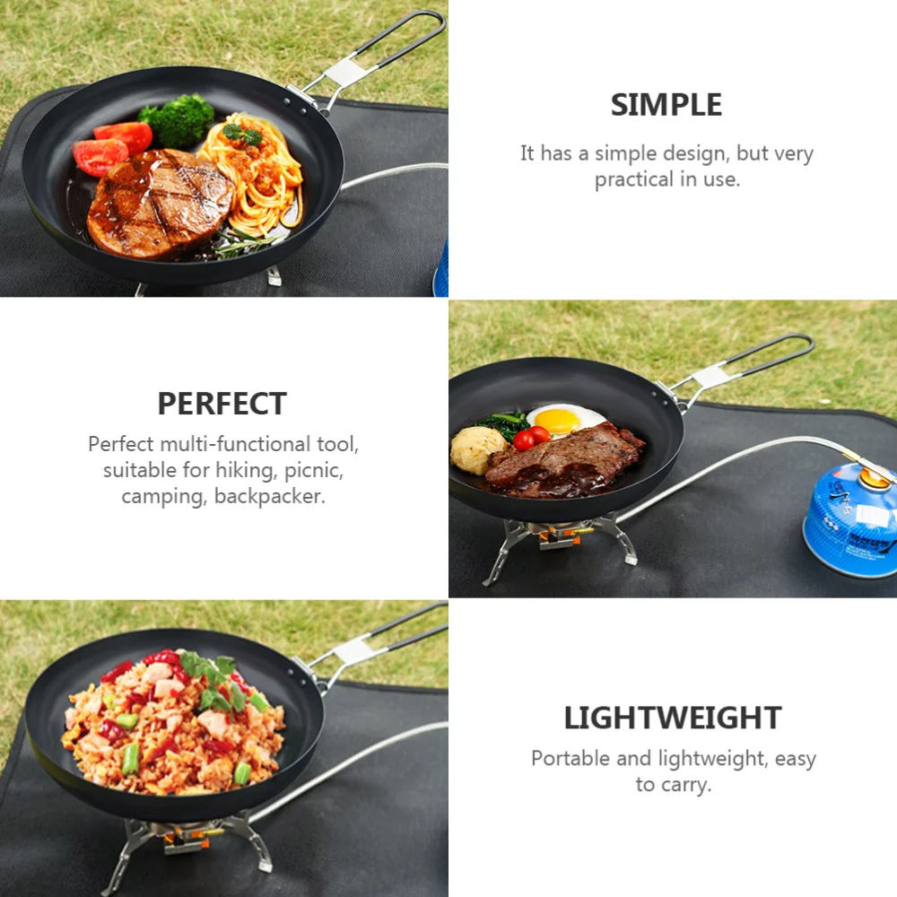 Non-stick Frying Pan Outdoor Camping Pots Iron Saucepan Practical Folding Pan
Non-stick Frying Pan Outdoor Camping Pots Iron Saucepan Practical Folding Pan