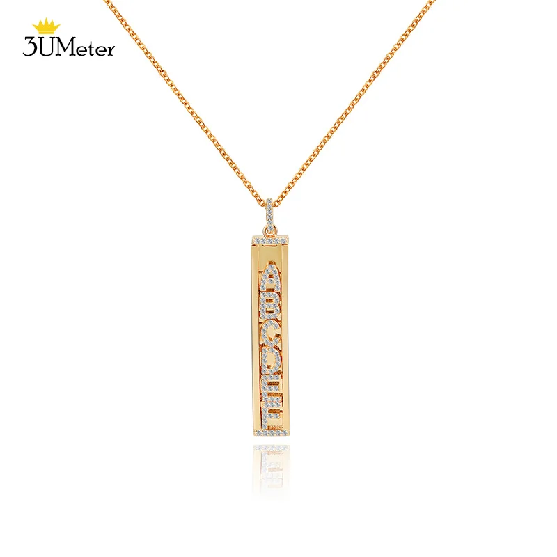 3UMeter Custom Nameplate Necklace Customized Necklace DIY Intitial Letter Necklaces Personalized Name For Women Zirconia Jewelry
3UMeter Custom Nameplate Necklace Customized Necklace DIY Intitial Letter Necklaces Personalized Name For Women Zirconia Jewelry