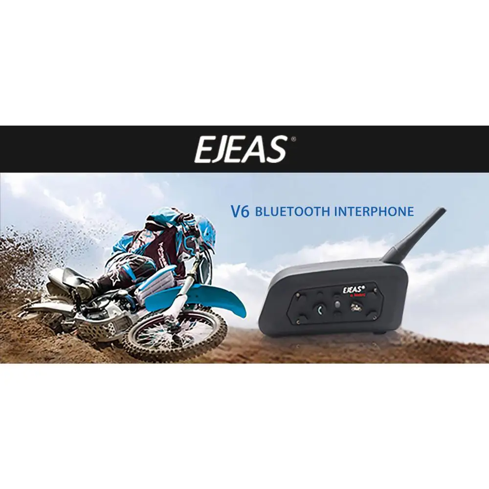 Motorcycle Bluetooth Intercom 2 Pcs Helmet Intercom Upto 6 Riders 1200M Wireless Waterproof Interphone Headsets R6
Motorcycle Bluetooth Intercom 2 Pcs Helmet Intercom Upto 6 Riders 1200M Wireless Waterproof Interphone Headsets R6